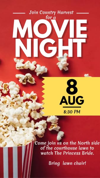 movie night popcorn